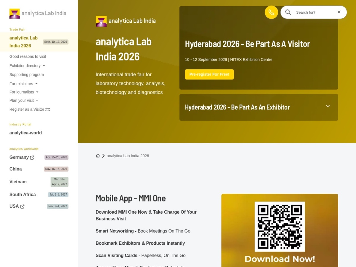 Landing page of analyticaindia.com