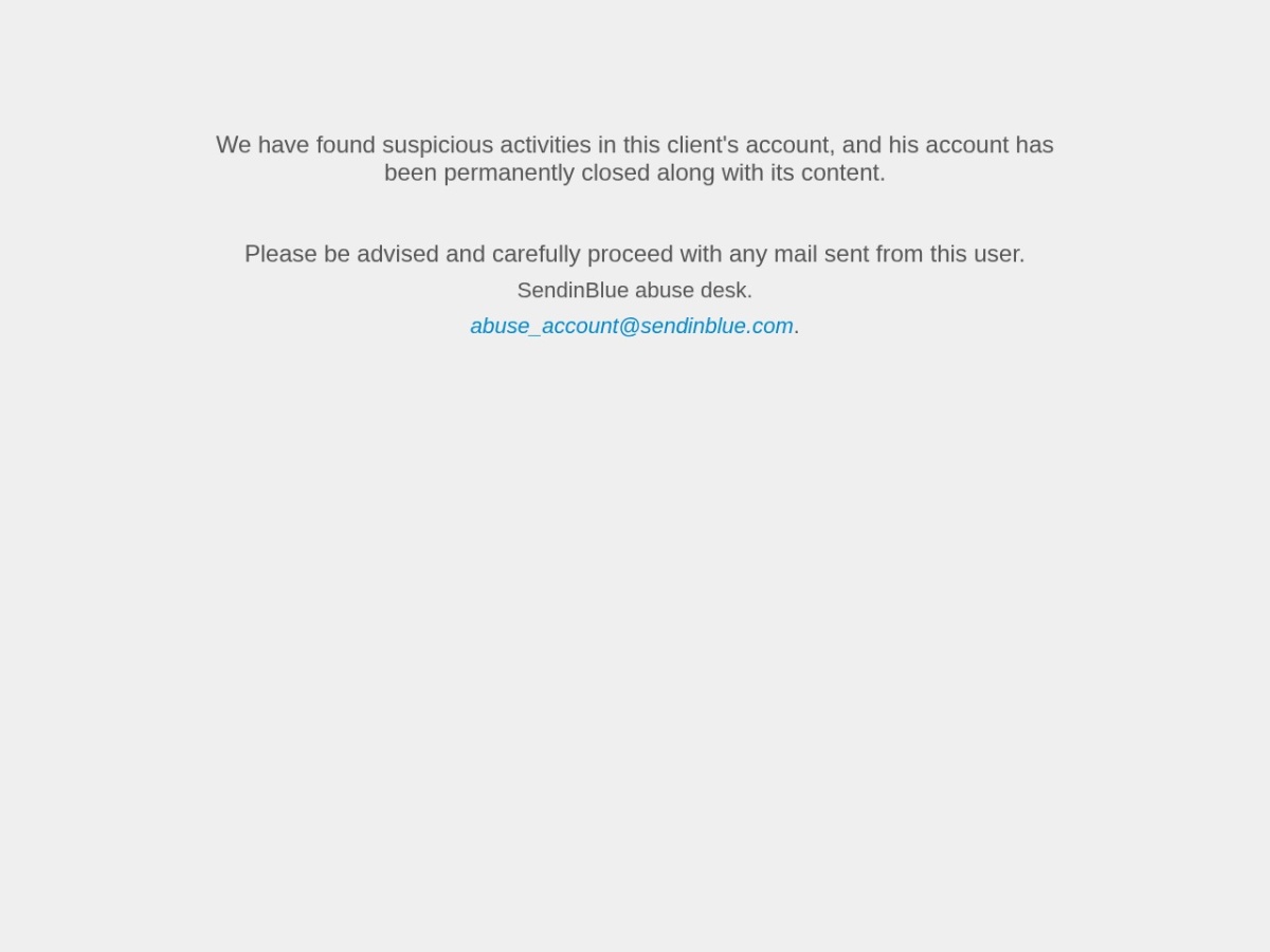 Landing page of r.ag.d.mailin.fr